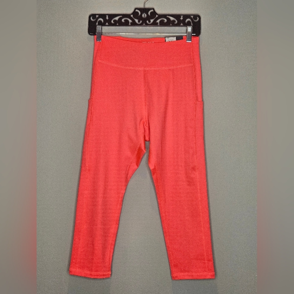 Tek Gear Pink and Orange Leggings with Wide Waistband